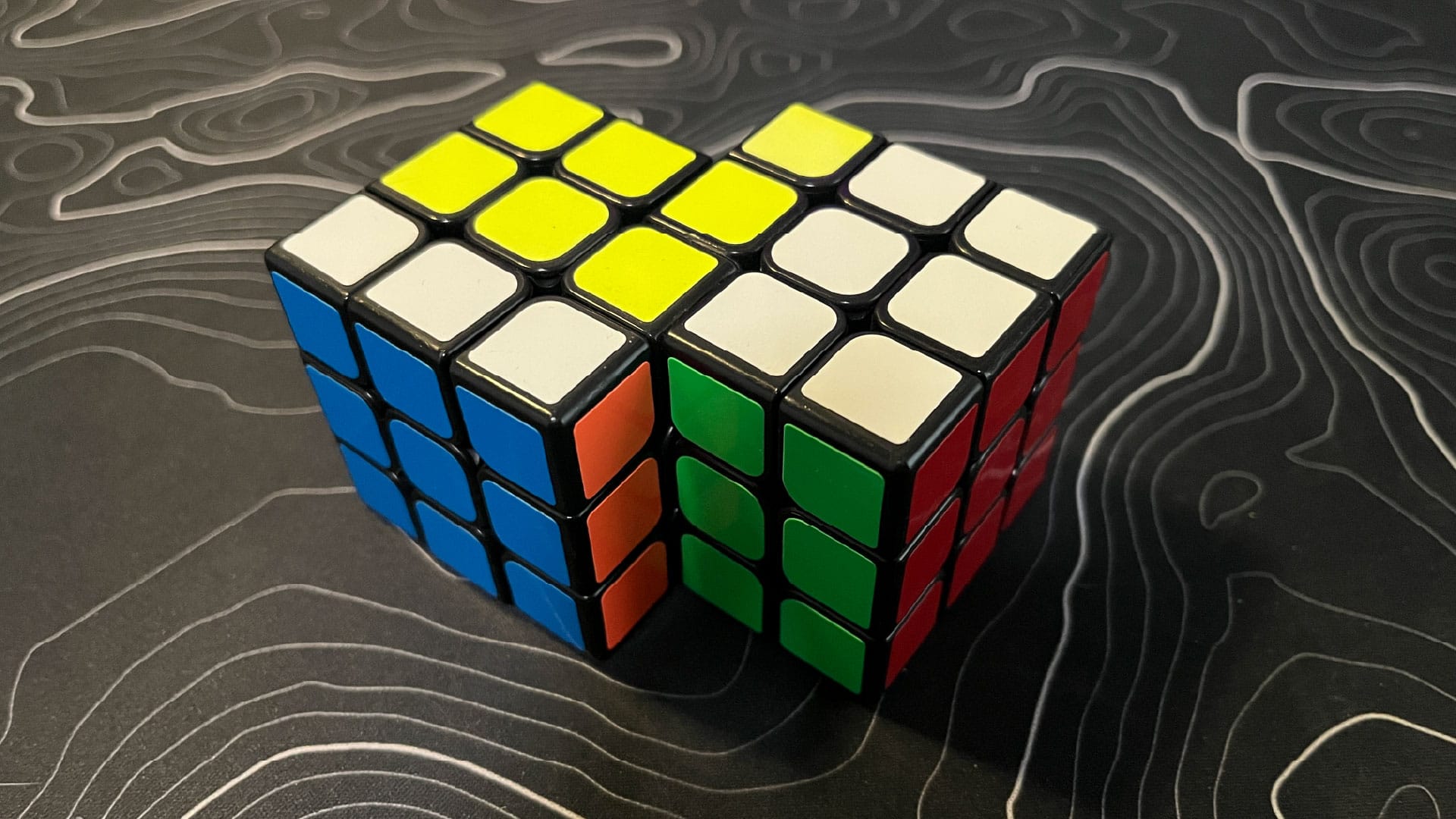 My custom made siamese cubes, made out of two YJ GuanLongs.