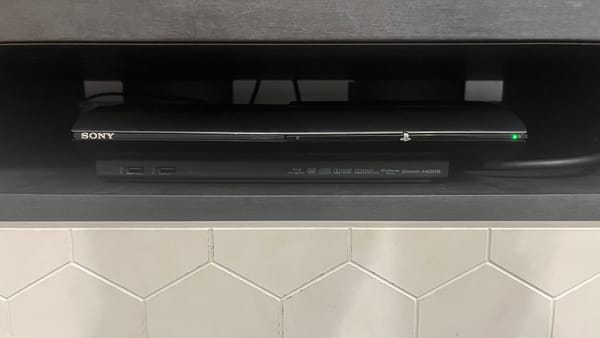 My sister's old PS3.