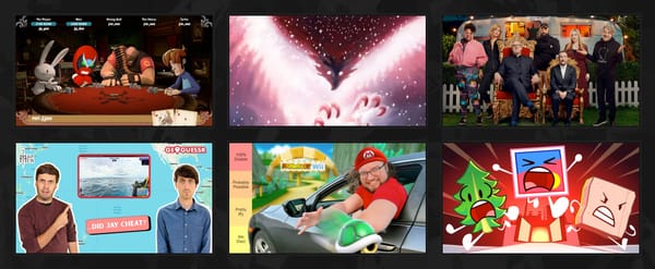 A collage of media I've engaged with this last week.